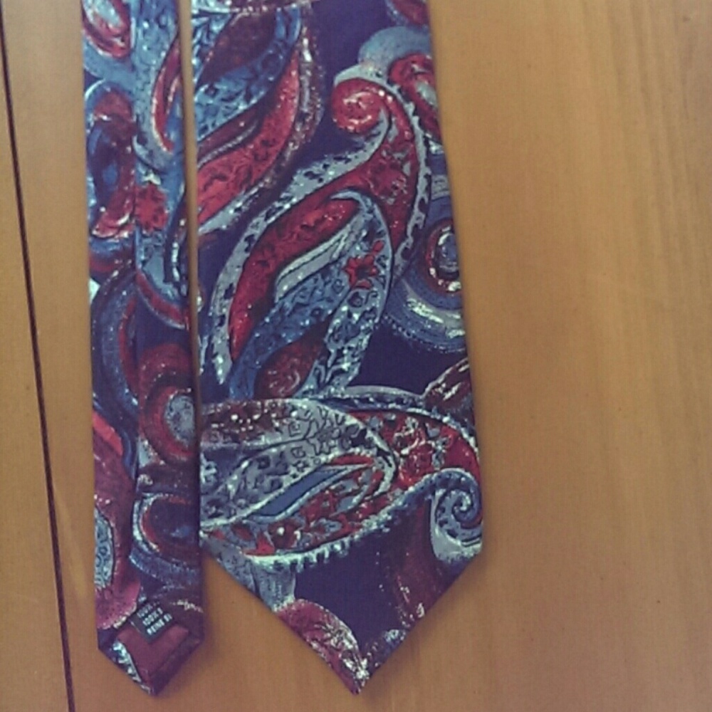 Torriani Abstract Paisley Italian silk Tie